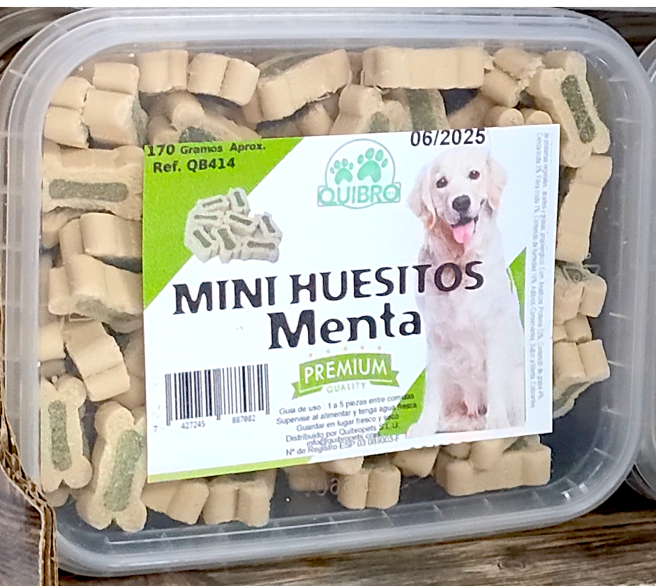 Galletas Mini Huesitos Menta