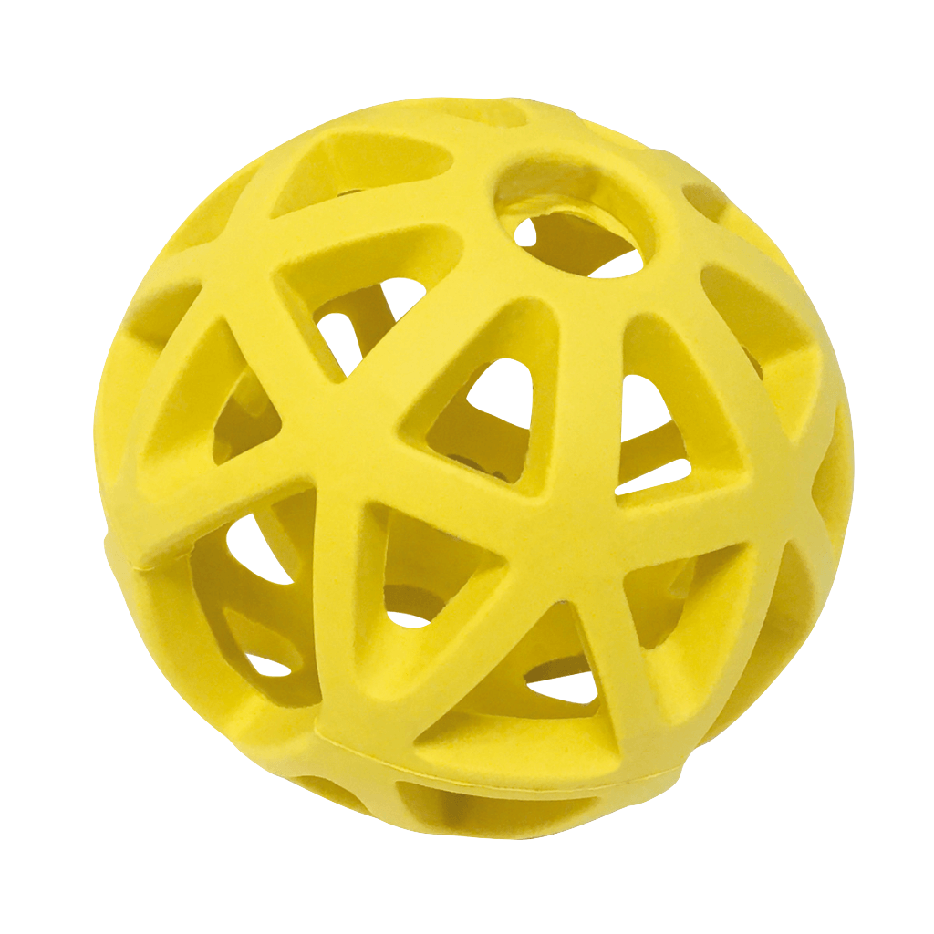 Juguete Atomball para perros amarillo